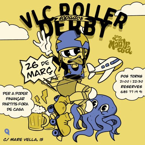 Sopador VLC Roller Derby