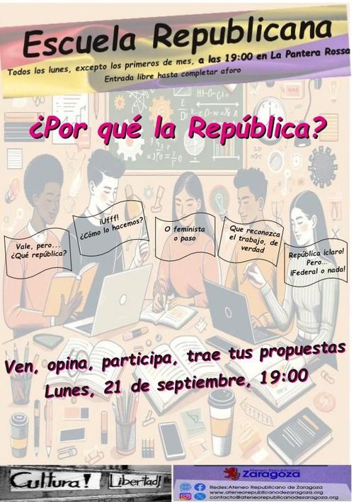 ¿Por qué la República? Escuela Republicana 