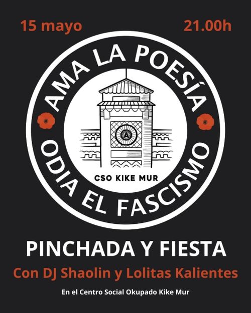 AMA LA POESÍA, ODIA EL FASCISMO