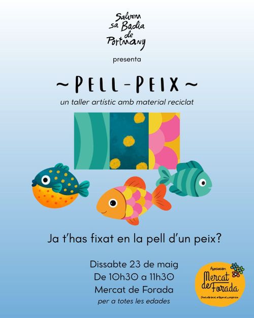 Pell-Peix - un taller artístic amb material reciclat