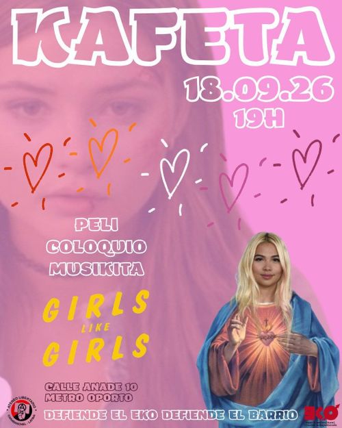Kafeta Ateneo Libertario. Girls like girls.