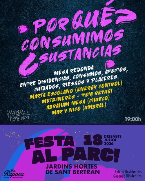 Mesa Redonda ¿Por qué consumimos sustancias?