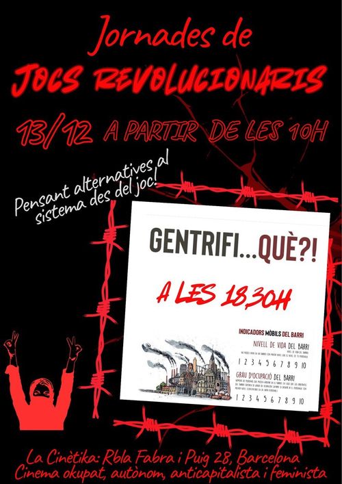 13/12/25 Juguem al Gentrifi-què? a la Cinètika!
