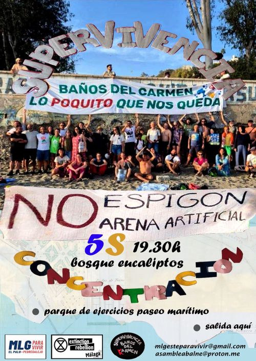 Concentración Por la Supervivencia de los Baños del Carmen