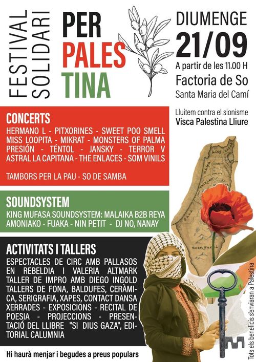 Festival solidari per Palestina