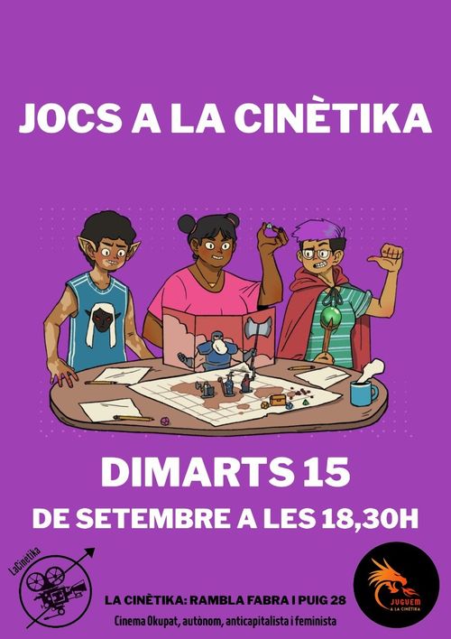 Jocs de Taula a la Cinètika