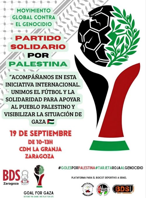 Partido solidario por Palestina 