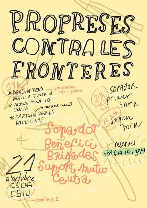 PROPRESES CONTRA LES FRONTERES AMB SOPADOR PER A LES BRIGADES DE SUPORT MUTU EN CEUTA