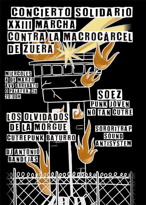 Concierto: Soez + Los Olvidados de la Morgue + Sororitrap Sound Antisystem + Antonio Bandejas 