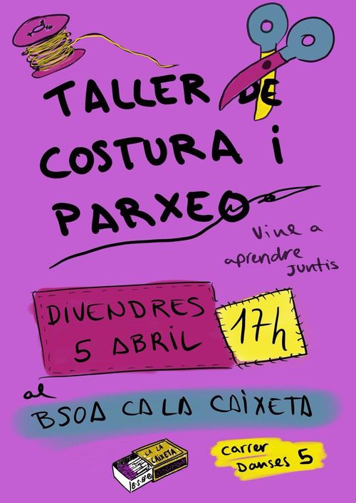 Taller de costura i parxeo