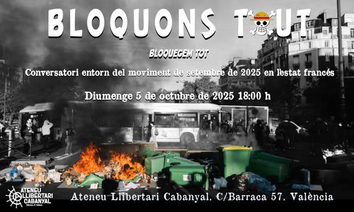CONVERSATORI SOBRE LES PROTESTES I EL MOVIMENT A FRANÇA DE "BLOQUONS TOUT"