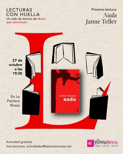 Club de lectura LECTURAS CON HUELLA con 'Nada', de Janne Teller 