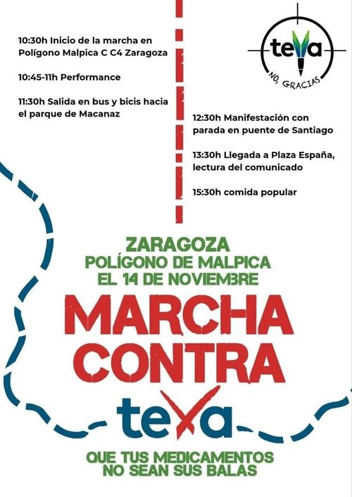 Marxa a la planta Teva de Saragossa 