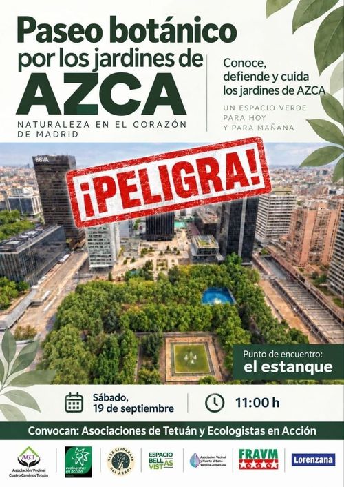 https://Delante drl estanque, Parque Central de Azca