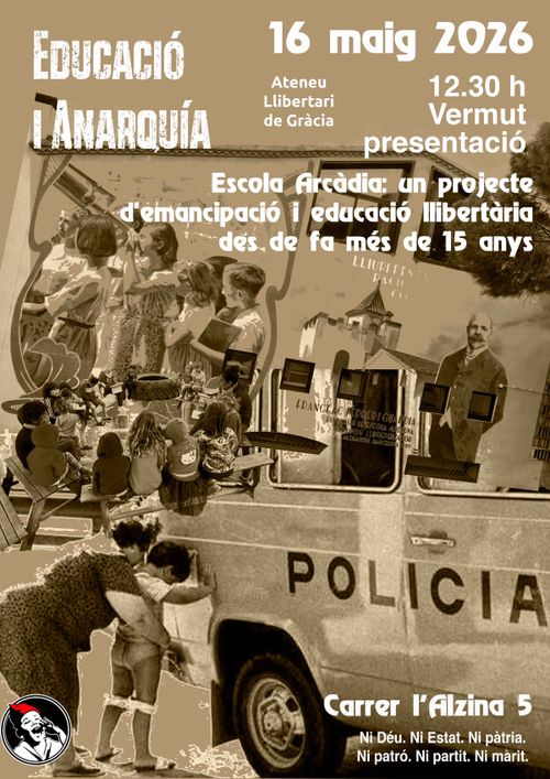 Escola Arcadia, vermut solidari + presentació video documental