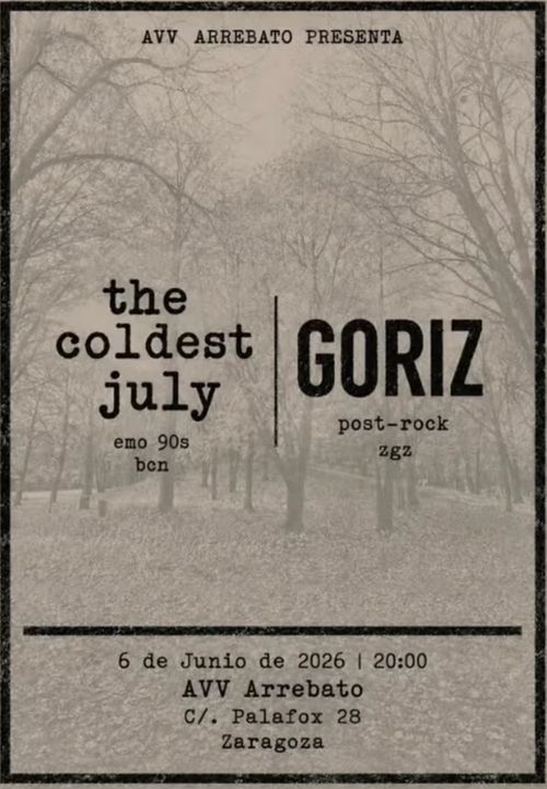Concierto: The coldest july + Goriz