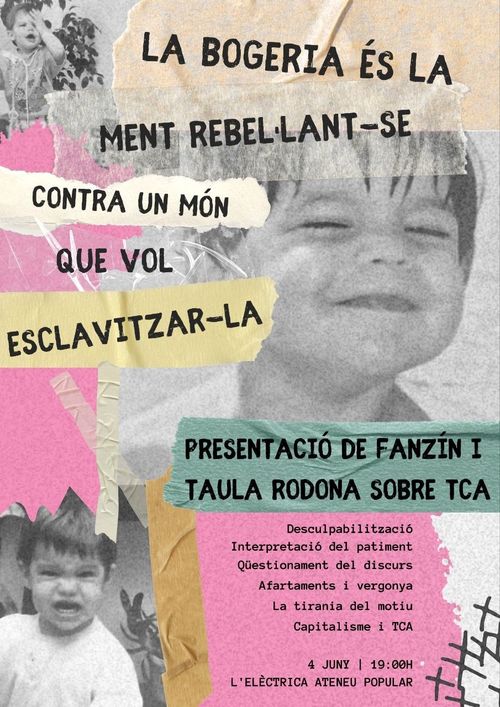 Presentació de fanzín sobre TCA + taula rodona