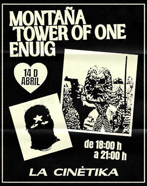 Concert de punk a La Cinètika: Montaña, Tower of One i Enuig