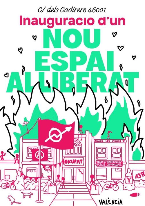 Inauguració d'un nou espai alliberat