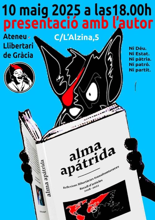 Presentació del llibre ALMA APÀTRIDA