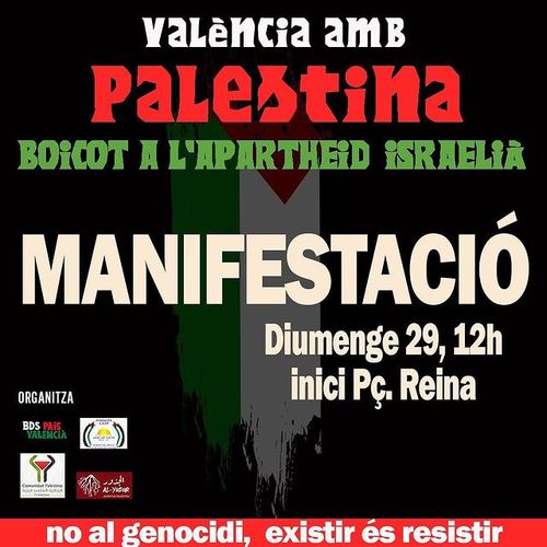 Manifestació pel boicot a l'apartheid israelià