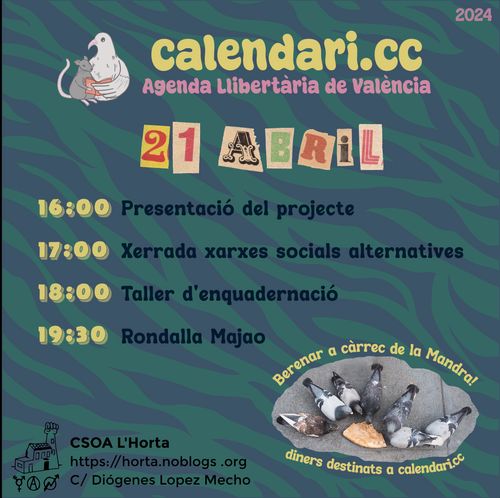 Cartell amb la programació