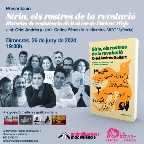 Presentació del llibre "Síria, els rostres de la revolució: històries de resistència civil al cor de l'Orient Mitjà"