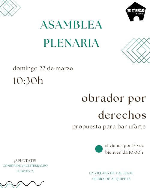 Plenario villano Obrador por derechos