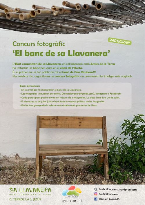 Concurs fotogràfic 'El banc de sa Llavanera'
