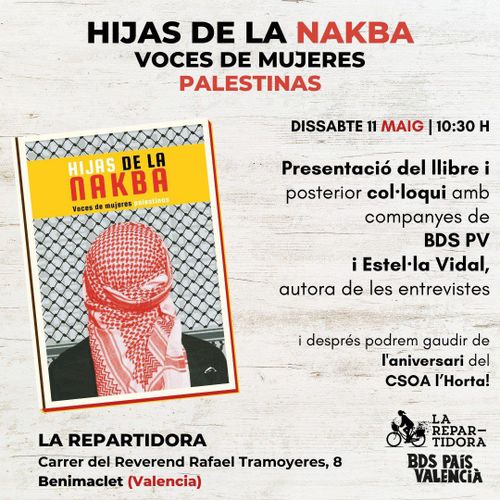 Presentació del llibre Hijas de la Nakba