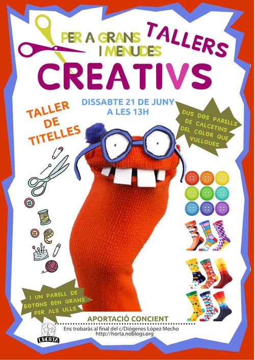 Tallers creatius per a grans i menudets