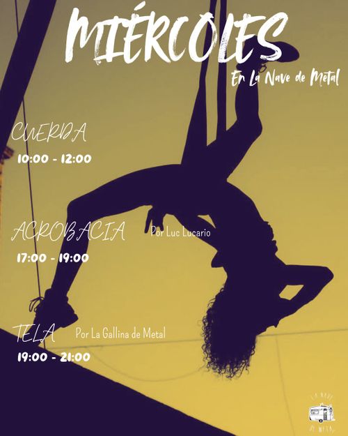 Clases (Cuerda, Acrobacia, Tela)