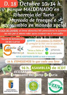 Mercado de trueque, intercambio y moneda social