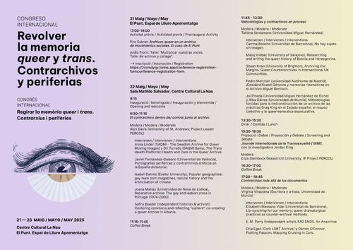 Revolver la memoria queer y trans. Contrarchivos y periferias