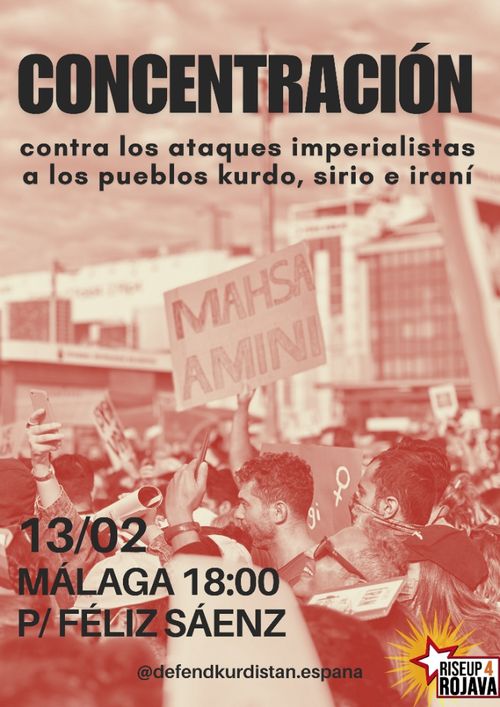 Concentración contra los ataques imperialistas a los pueblos kurdo, sirio e iraní