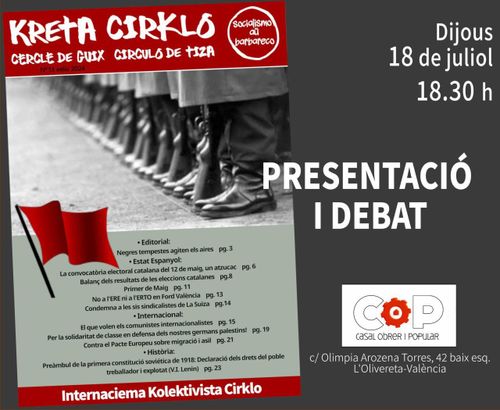 Presentació del nº 13 de la revista Kreta Cirklo