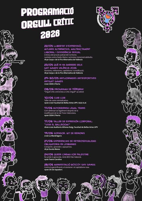 Programació Orgull Crític 2026