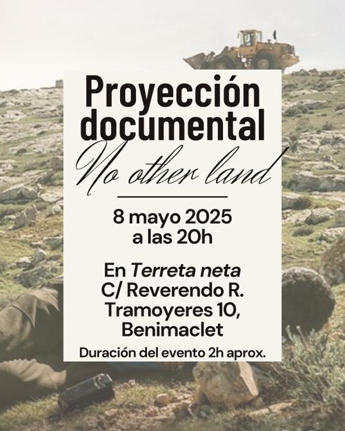 Proyección documental: No other land