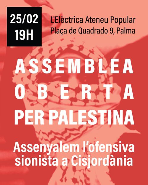 ASSEMBLEA OBERTA PER PALESTINA