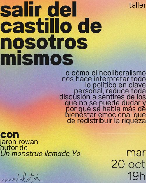 salir del castillo de nosotros mismos!!