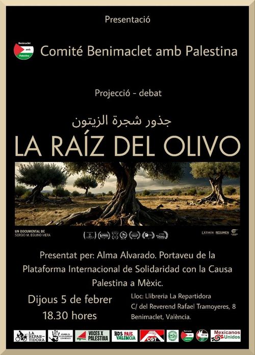 PROJECCIÓ - DEBAT  LA RAÍZ DEL OLIVO