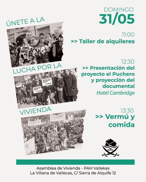 Asamblea abierta PAH Vallekas y proyecto El Puchero 🍲