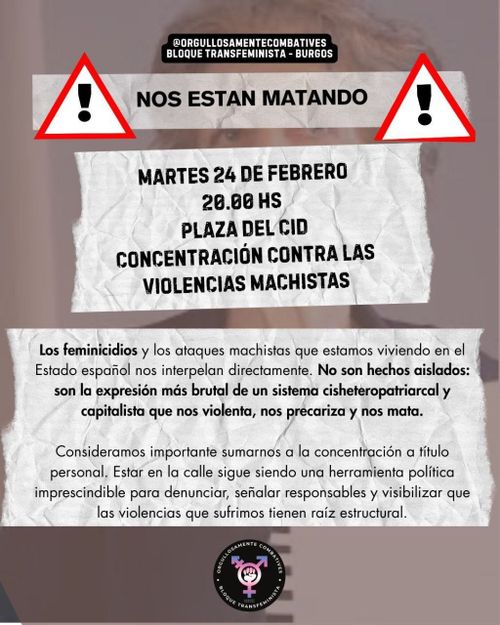 CONCENTRACIÓN CONTRA LAS VIOLENCIAS MACHISTAS