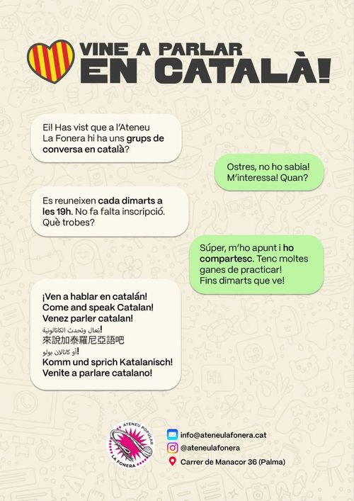 Grups de conversa en català!👅