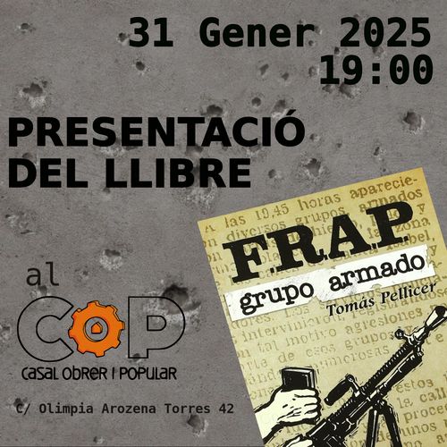 Presentció del llibre "F.R.A.P. grupo armado"