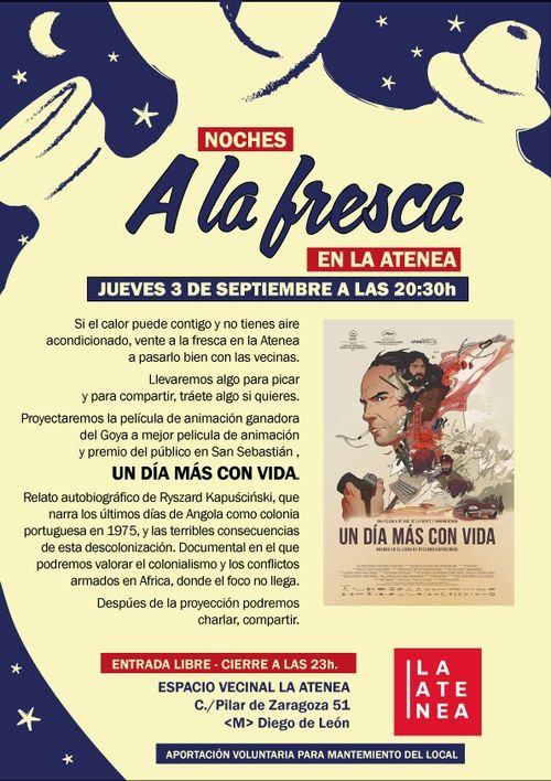 A LA FRESCA EN LA ATENEA