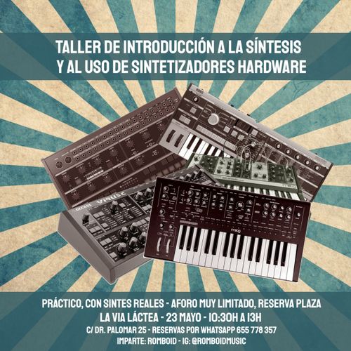 Taller de introducción a los sintetizadores con Pablo Malatesta (Romboid) 