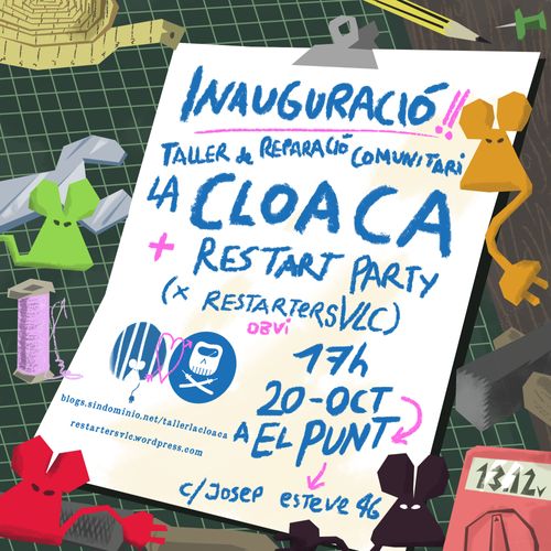 Restart Party + pressentació del col·lectiu La Cloaca