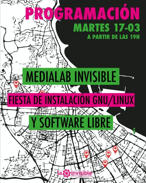 Fiesta de instalación de Linux y Software Libre