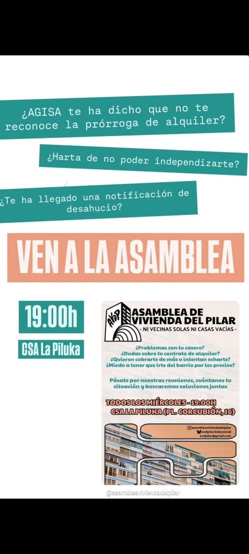 Asamblea de Vivienda del Pilar (AVdP)